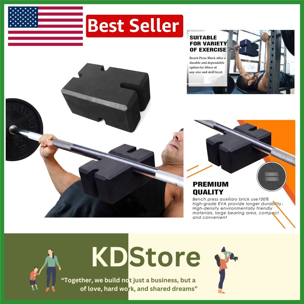 Elevate Your Workout - Adjustable Bench Press Block for Safe, Effective Lifting