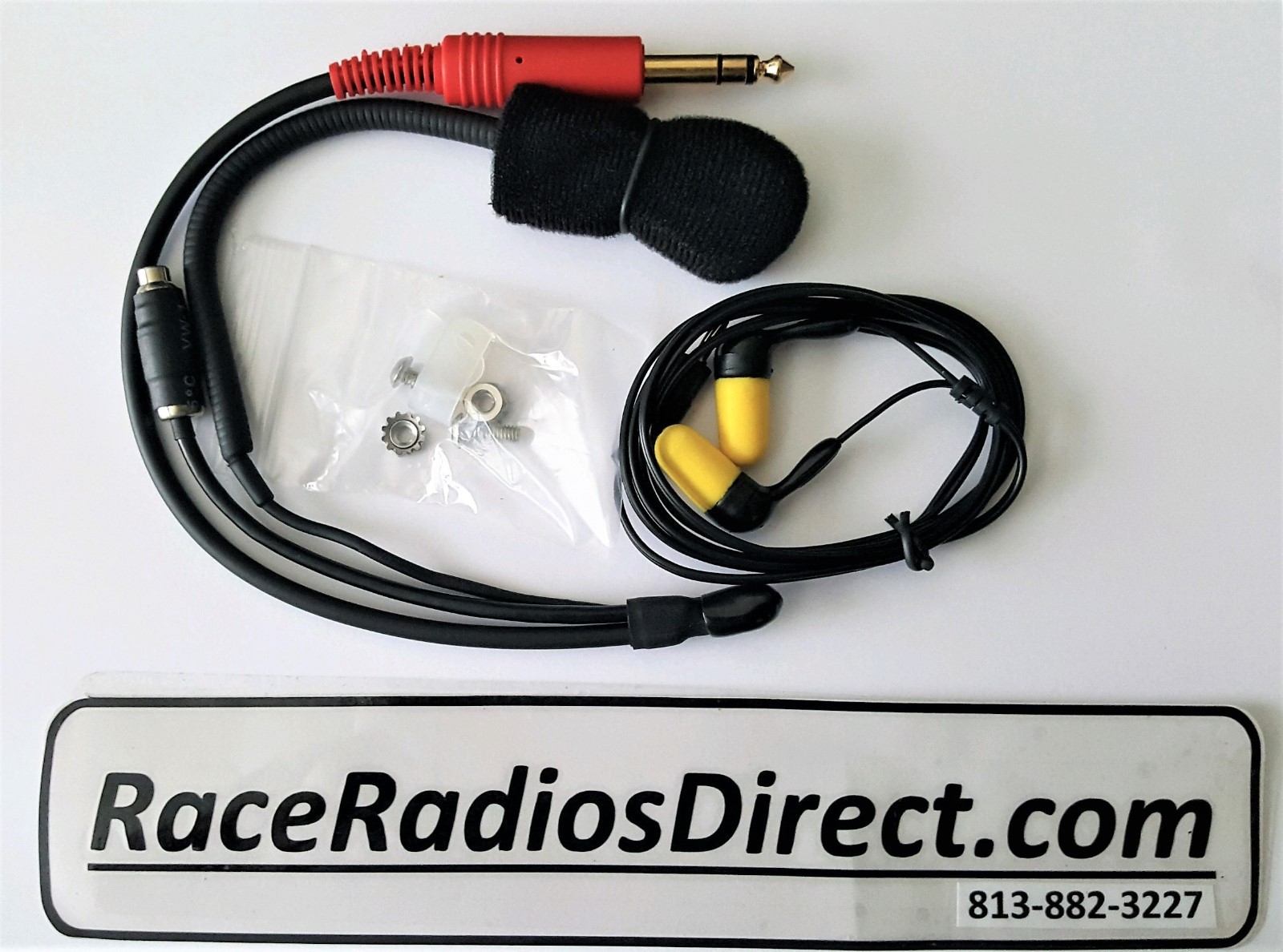 NASCAR Radio Helmet Harness w/buds NASCAR Racing Radios Electronics