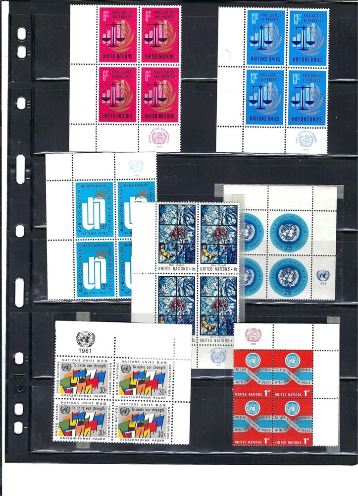 ASSORTED INSCRIPTION BLOCKS/4 - MNH (1783)