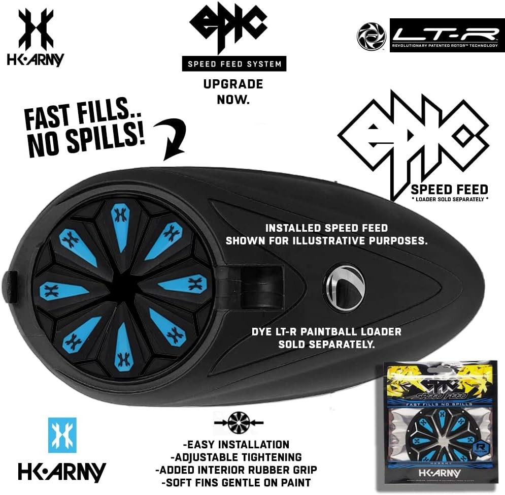 HK Army Dye LT-R/Rotor Paintball Loader Hopper Basic Epic Speed Feed Accessory