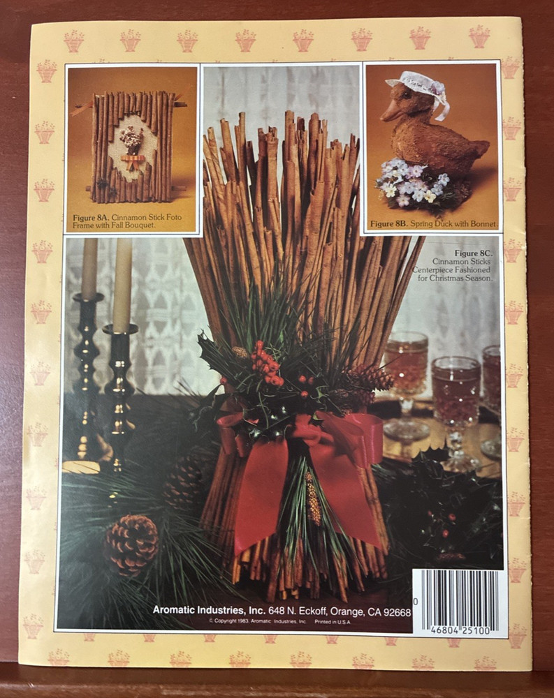 Creating With Cinnamon Craft Project Instruction Pattern Design Booklet 1983
