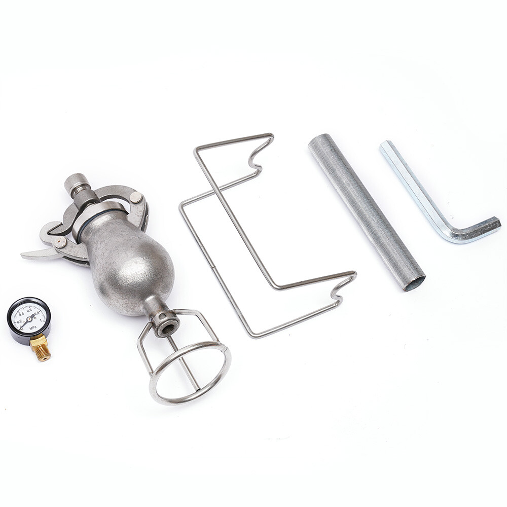 Popcorn Maker Hand-cranked Cannon Corn Popper Pop Corn Puffing Machine Stainless