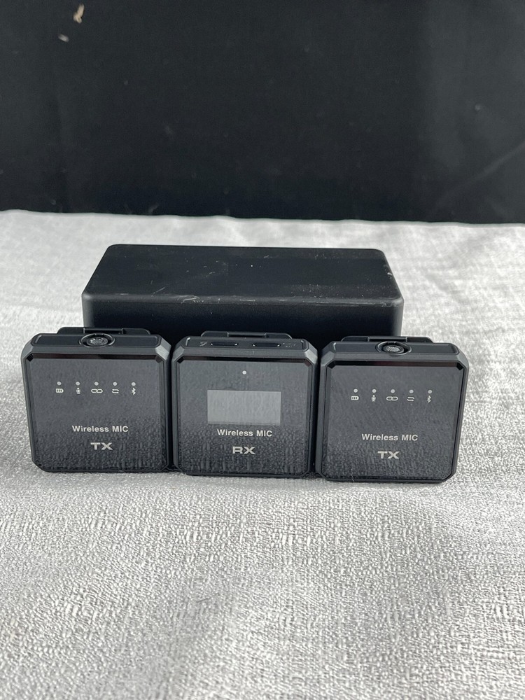 Drimzate Black Wireless Lavalier Microphone System For Camera Android