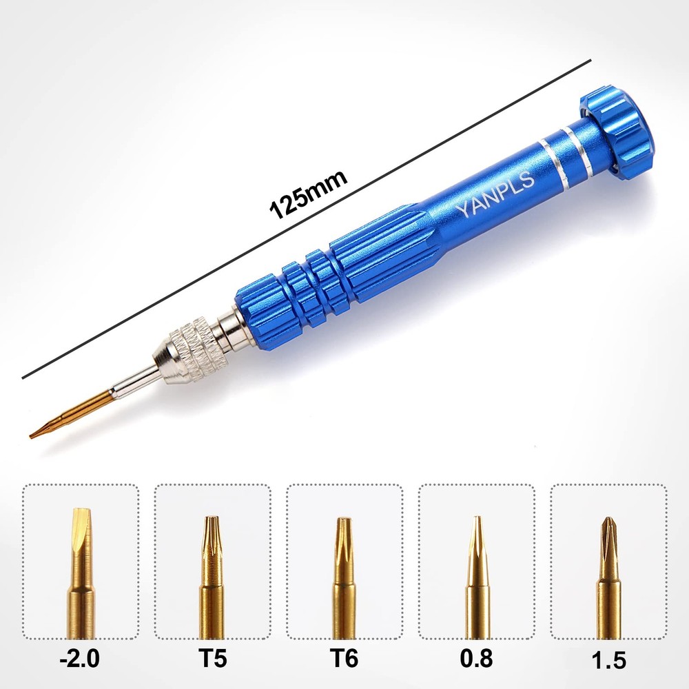 Small Screwdriver Watch Glasses Mini Set, Micro Precision Tiny Screwdriver Se...