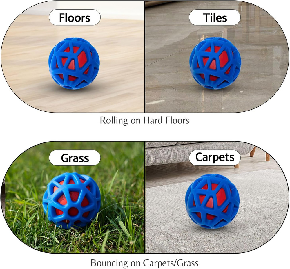 Interactive Dog Toys Durable Automatic Bouncing & Vibrating Interactive Dog Ball