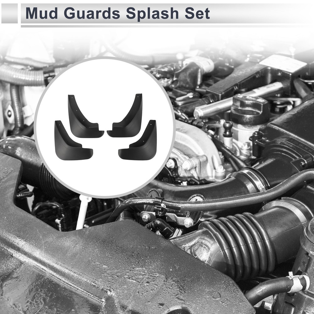 Mud Flaps Splash Guards 1set Mud Guards for Mazda 3 1.6(Hatchback) 2006-2011