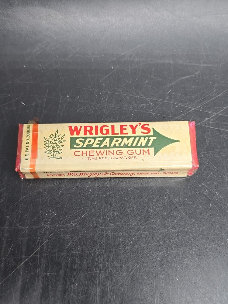 Rare Wrigleys 1930's chewing GUM PACK PACKAGE with wrapper