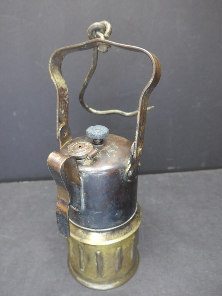 Vintage Justrite Large Miners Lantern
