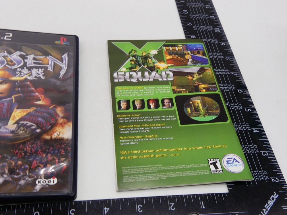 Authentic Kessen Playstation 2 PS2 Case & Manual No Game