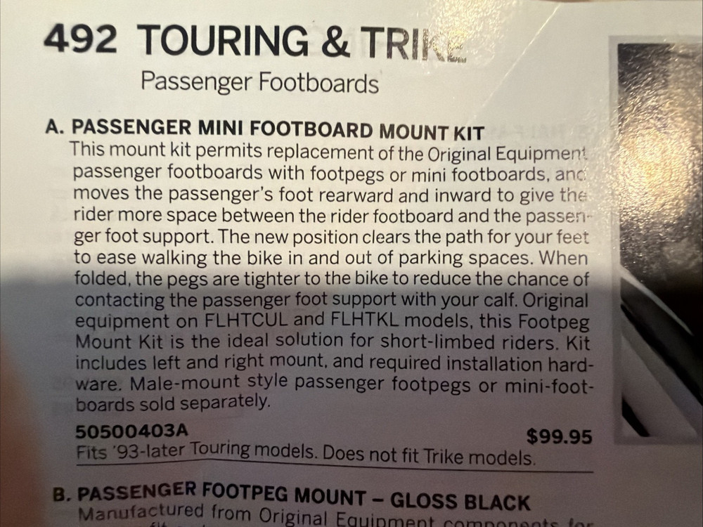 Mini Floorboard Bracket Kit