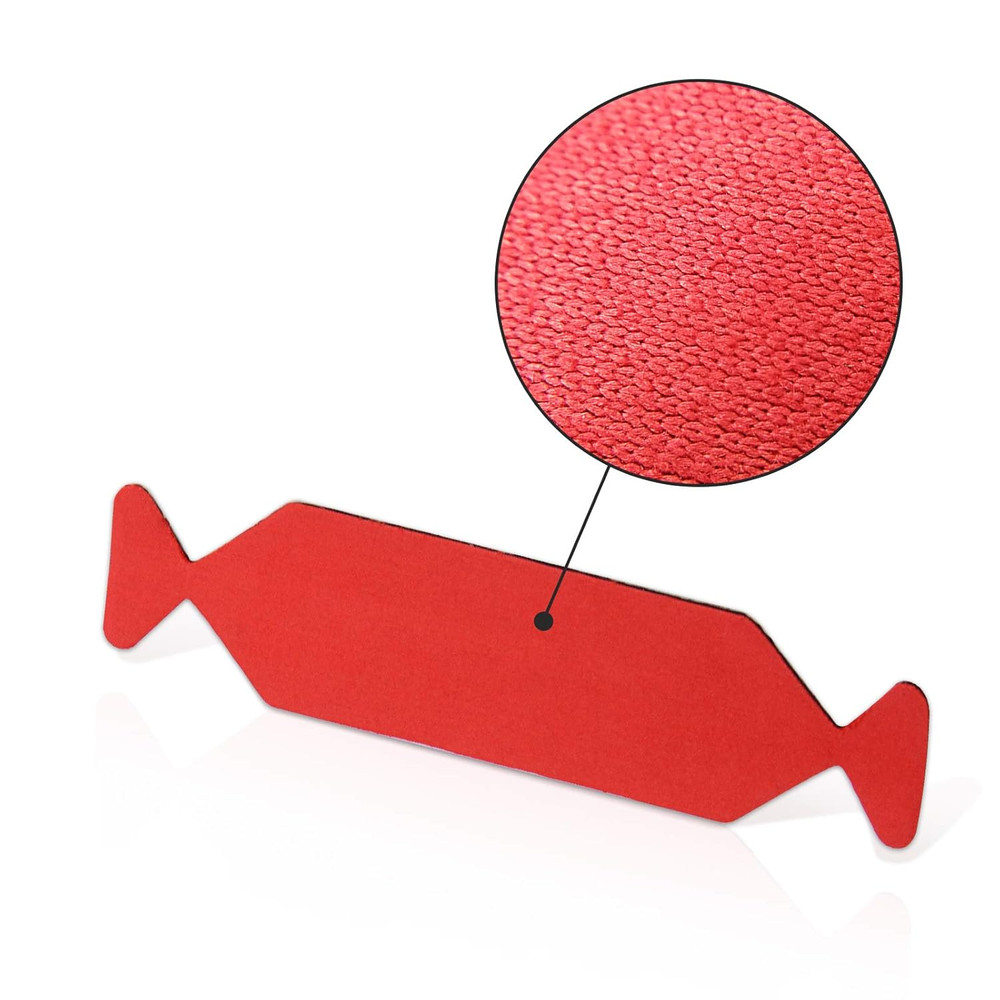 Vinyl Squeegee Buffer Tape Felt Pack of 20 Red