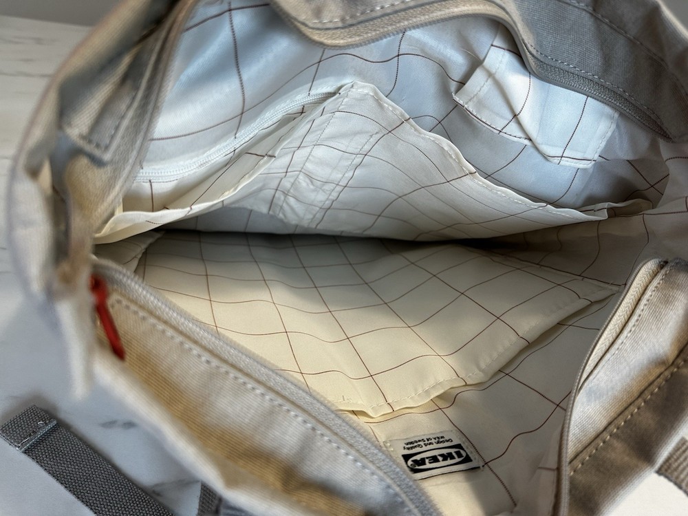 Ikea Dromsack Tote Bag Convertible Backpack Daypack Preowned 🌸Nice🌸