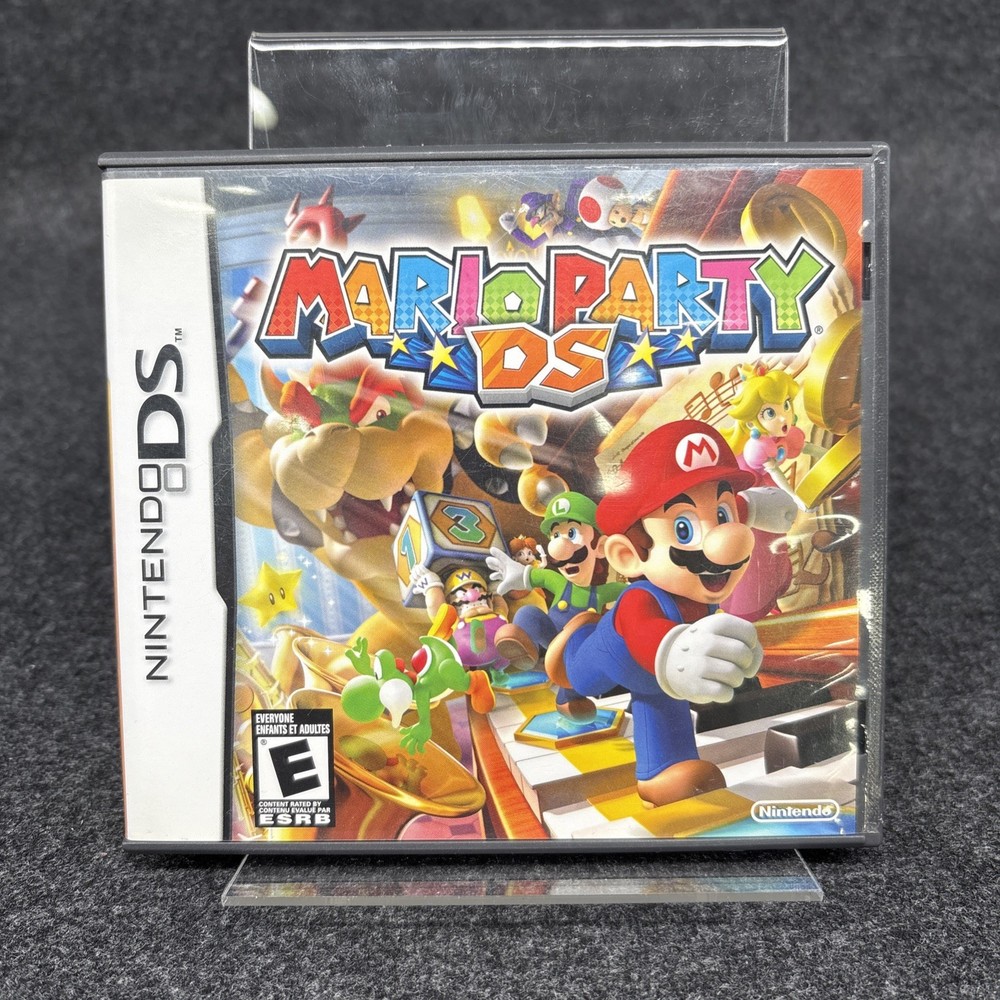 5 DS Mario Games Case And Manual ONLY Bundle - Authentic Great Condition