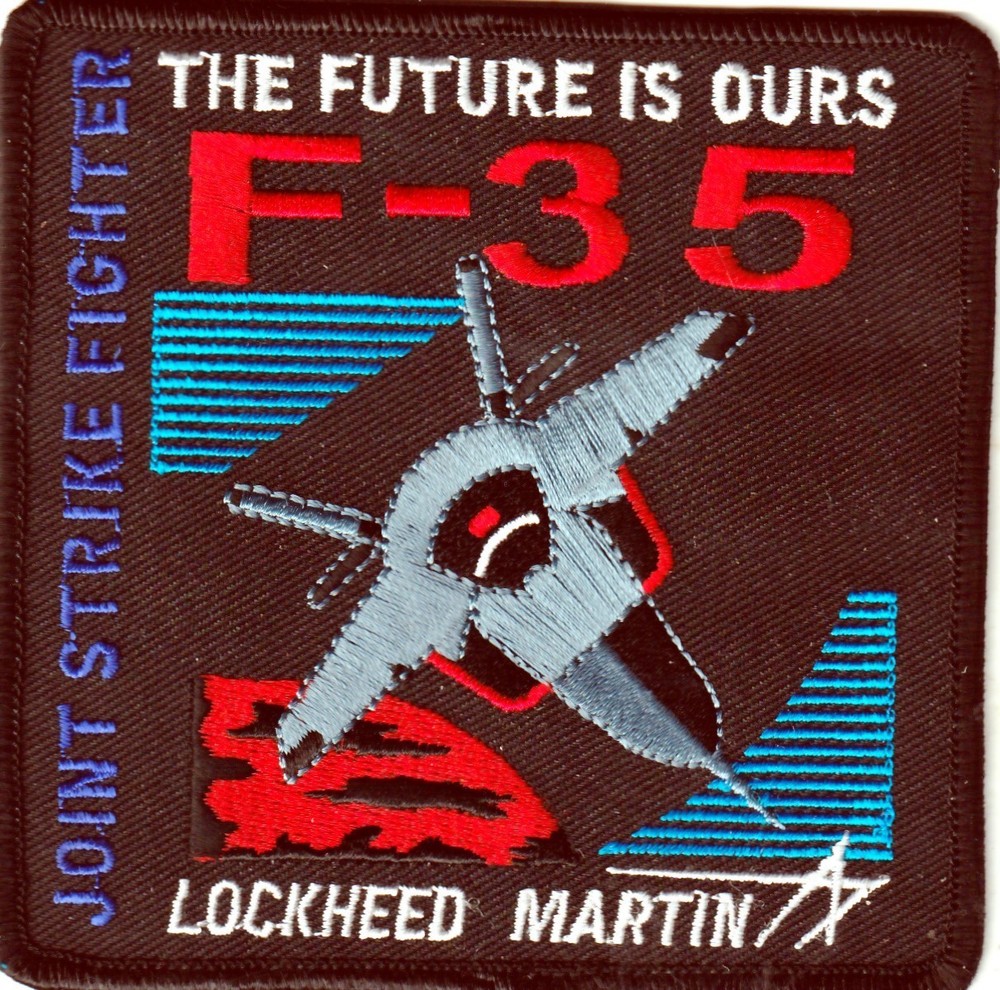 USAF AIR FORCE Joint Strike Fighter F-35 Lockheed Martin patch