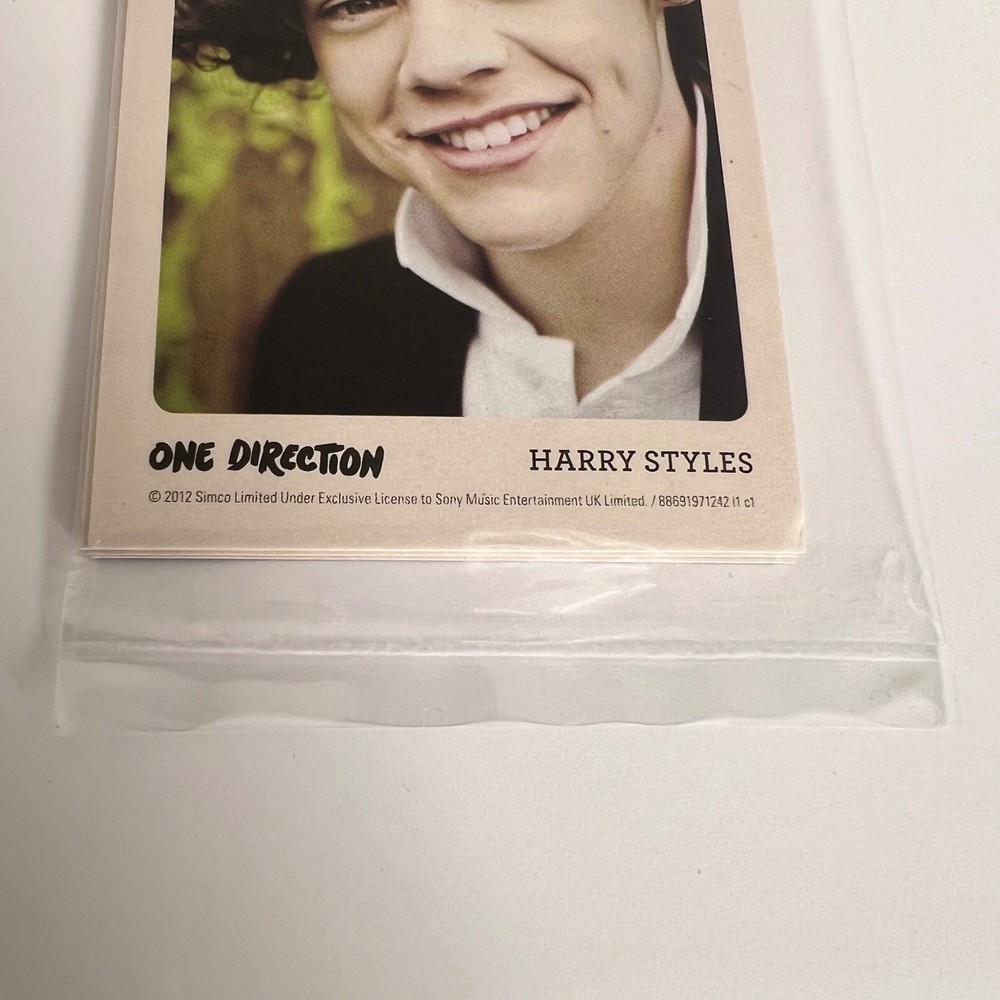One Direction Harry Styles 2012 Simco Limited Sealed CD Insert Trading Card Pack