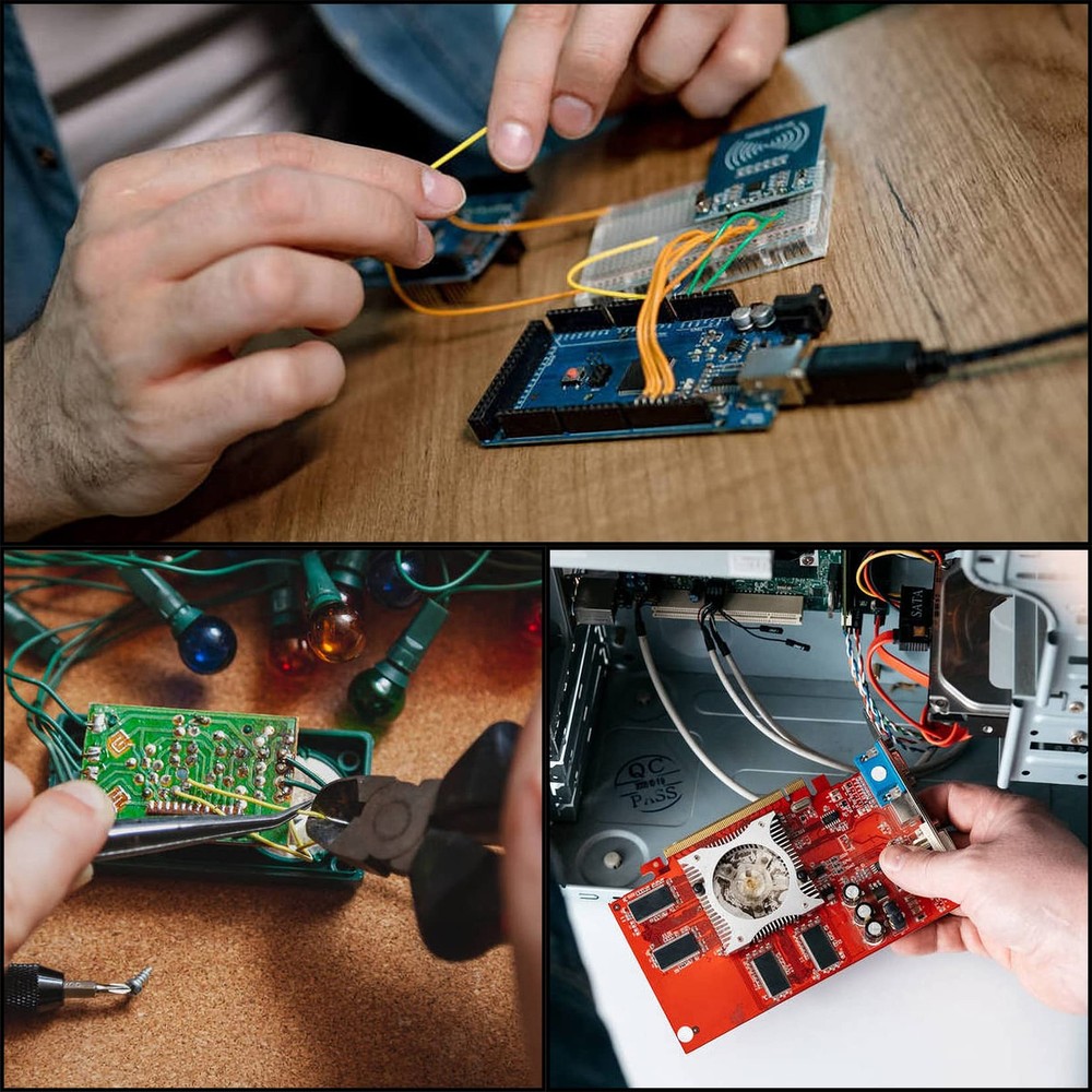 840 PCS Breadboard Jumper Wire Kit 14 Assorted Lengths for Prototyping