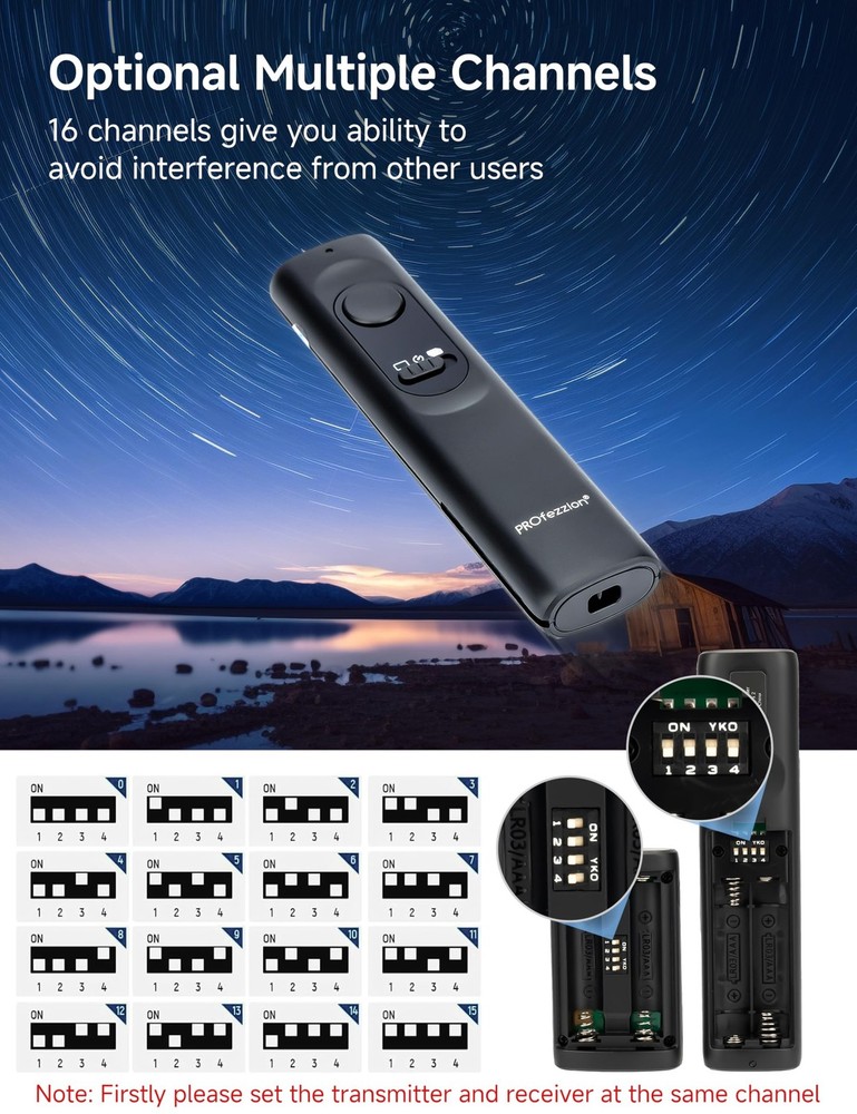 Camera Remote Shutter Release Wireless: [164'] Radio Control Accessories for ...