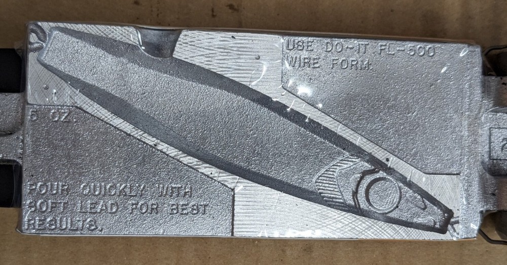 Do-It D3463 Flutter Jig Mold 5 Oz. (Single Cavity)