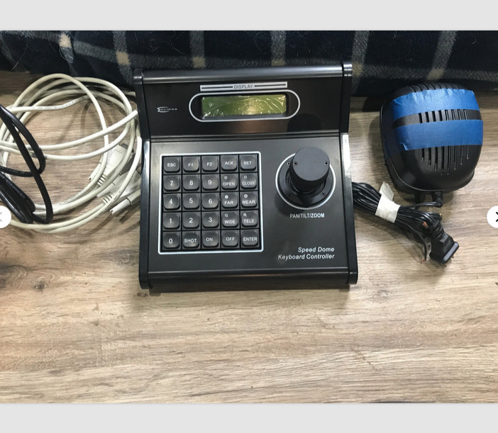 Eclipse CCTV Speed Dome Pan/Tilt/Zoom Keyboard Controller w/Manuals