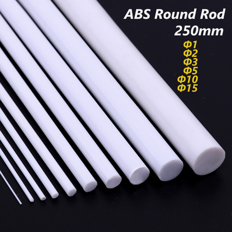 ABS Styrene Plastic Tubes & Strips, Round/Square/Angle for Models & DIY Projects