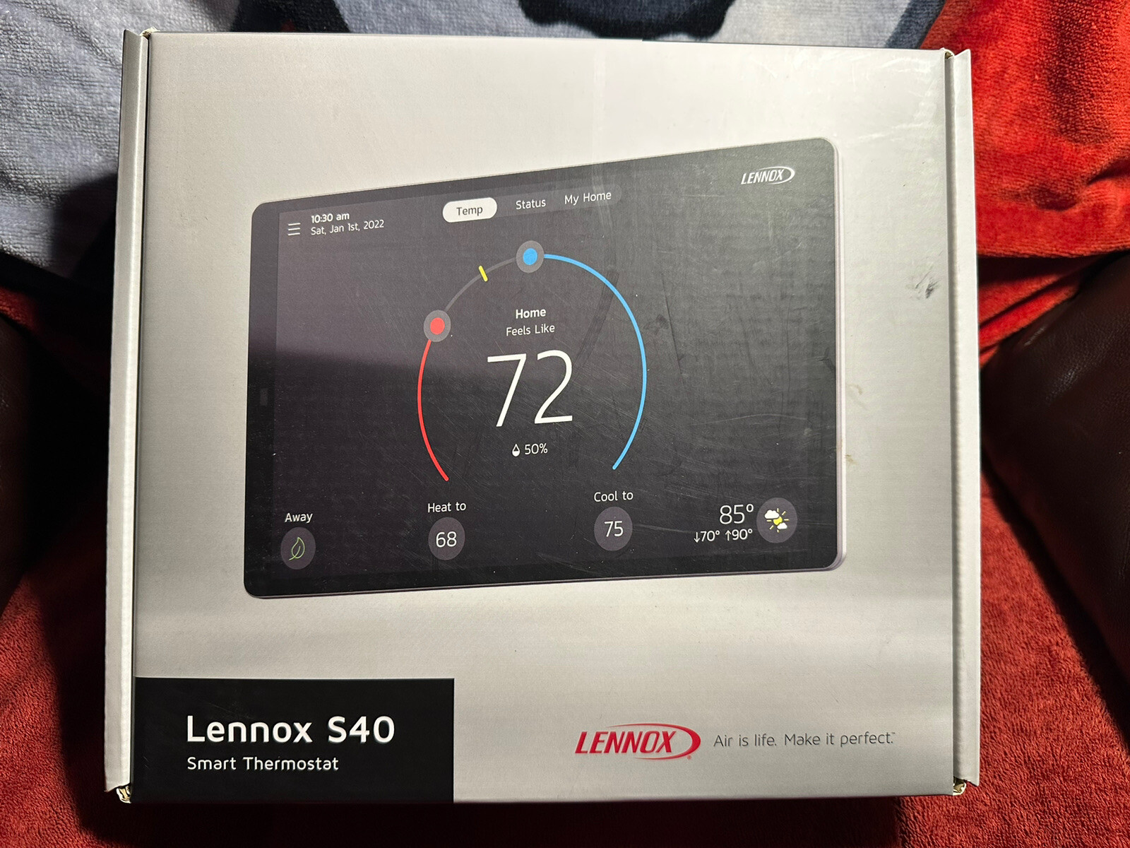 2025 Lennox 22V24 iComfort S40 Ultra Smart Thermostat NEW Replaces 10F81 & S30