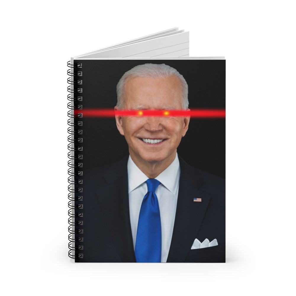 Dark Brandon Spiral Notebook Fun Biden Journal