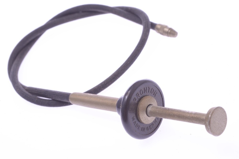 ✅ PRONTOR 40CM 15.74” REMOTE SHUTTER CABLE RELEASE NICKLE PLATED  142-1