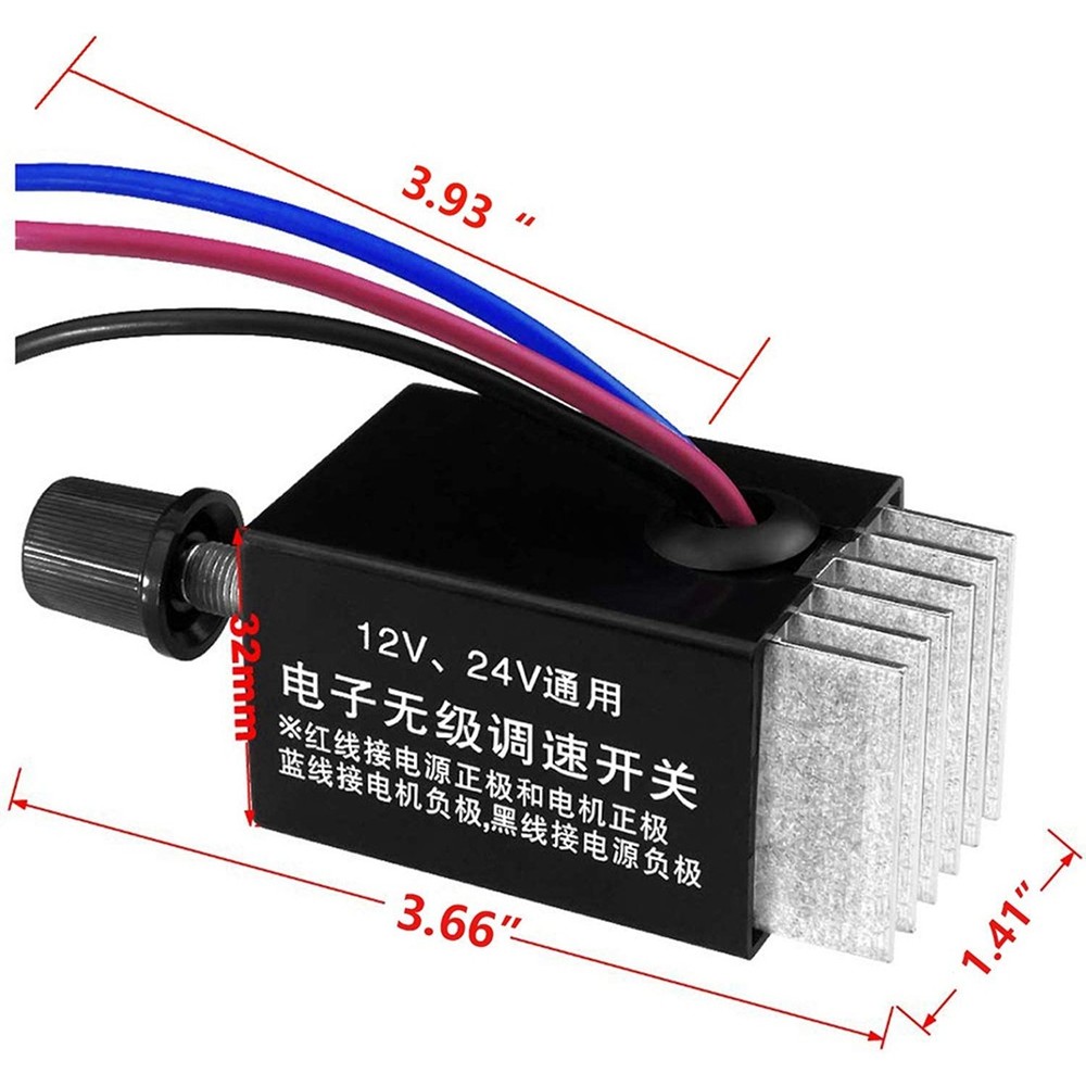 1Pc motor speed controller DC 12V / 24V 10A motor speed controller switch for A7716