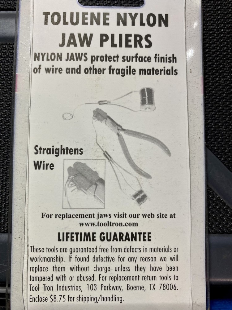 Tool Tron Basics Nylon Jaw Pliers With Spring