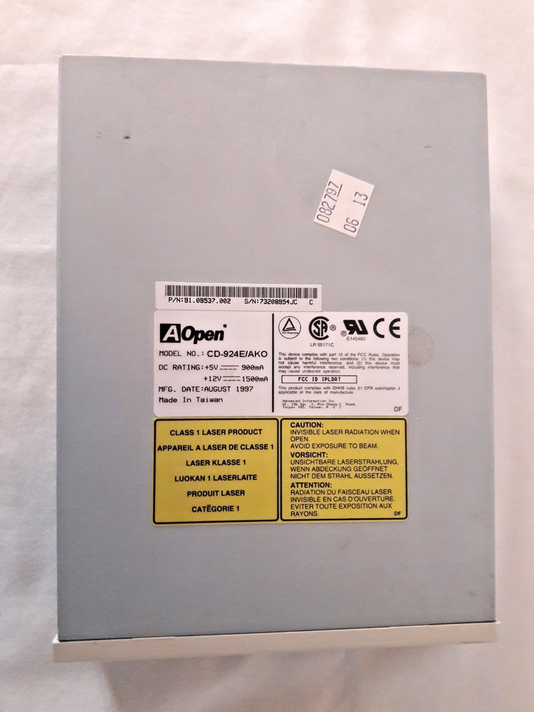 AOpen CD Drive, CD-924E/AKO,