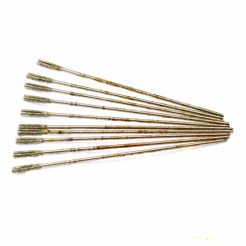 20Pcs 1.6mm Lapidary Diamond Drill Bits Solid Hole Saws Jewelry Tools for Stone