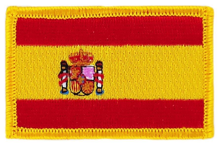 Embroidered Patch Spain Spanish FLAG Iron-On