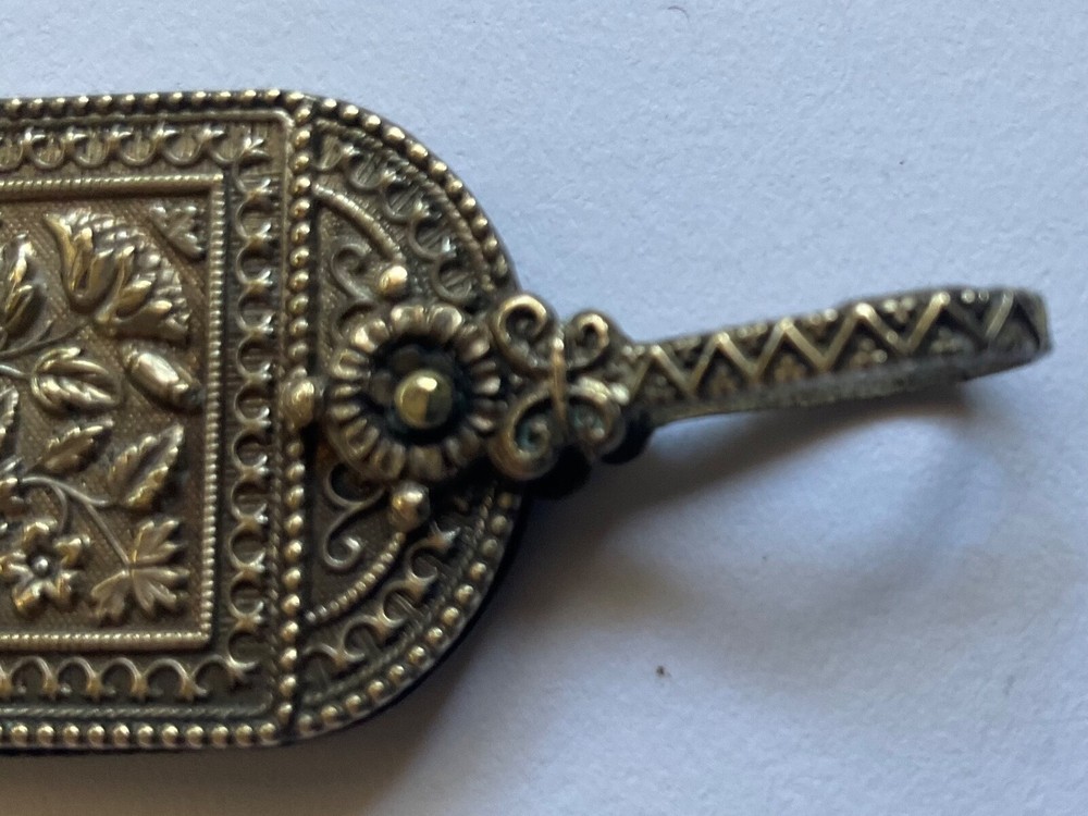 Brass Aide Memoire for Sewing Box or Chatelaine.