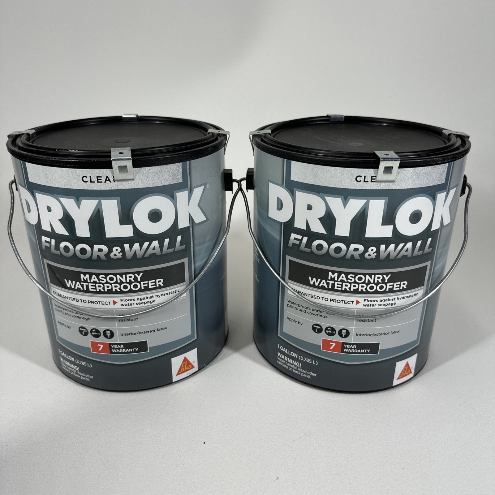 2x Drylok 1 gal. Clear Interior Exterior Floor & Wall Masonry Waterproofer