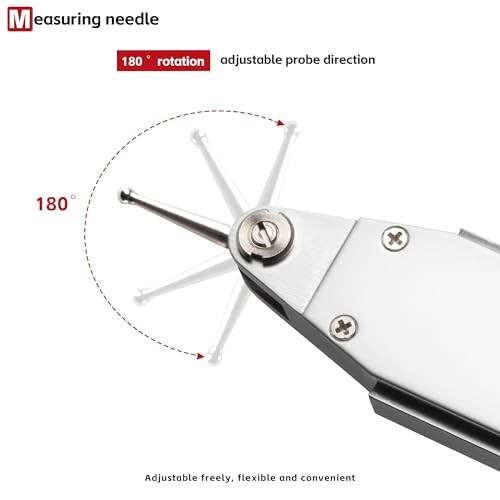Shockproof Dial Indicator with Adjustment Flexible Strong Diameter: 32mm