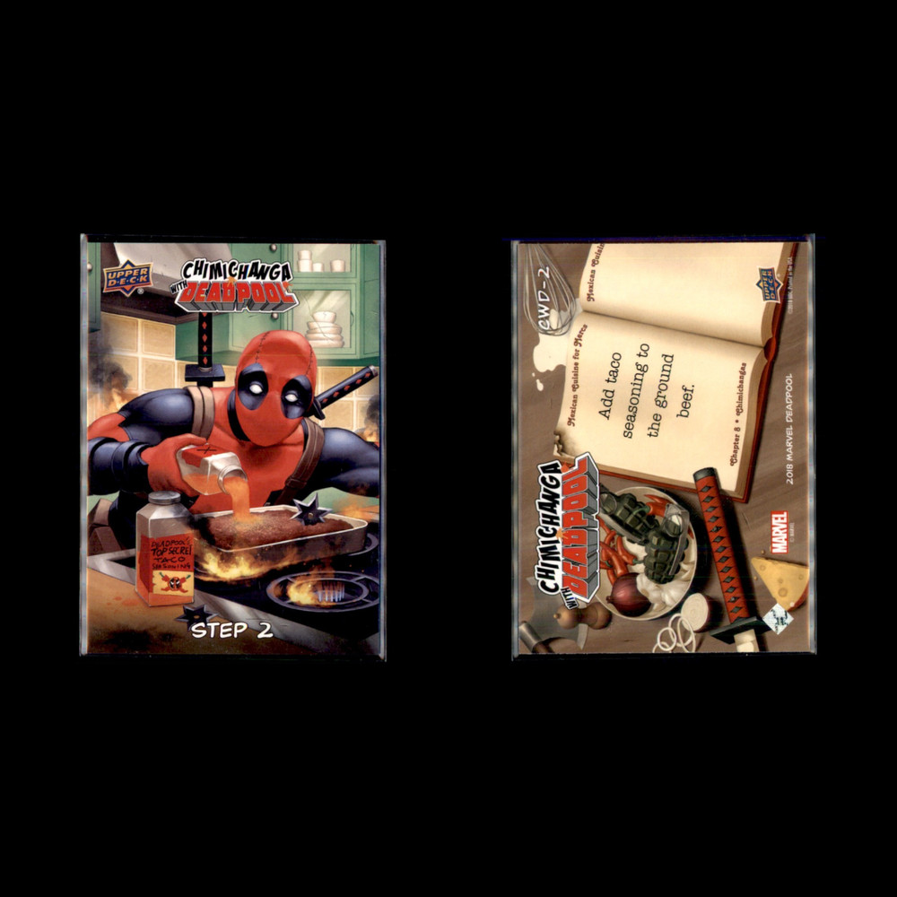 2019 Upper Deck Marvel Chimichangas with Deadpool Complete Set 8 Cards Inserts