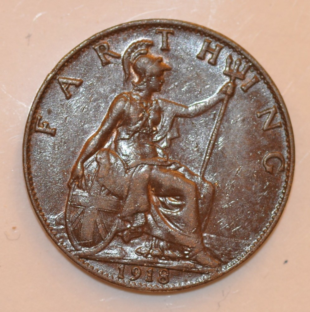 1918 Farthing Great Britain