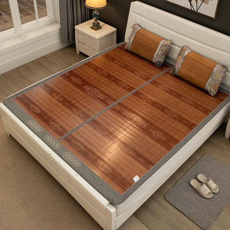 Bamboo Mat 2026 Summer Sleeping Mat Cooling Bed Mat Folding Multi Size Fastness