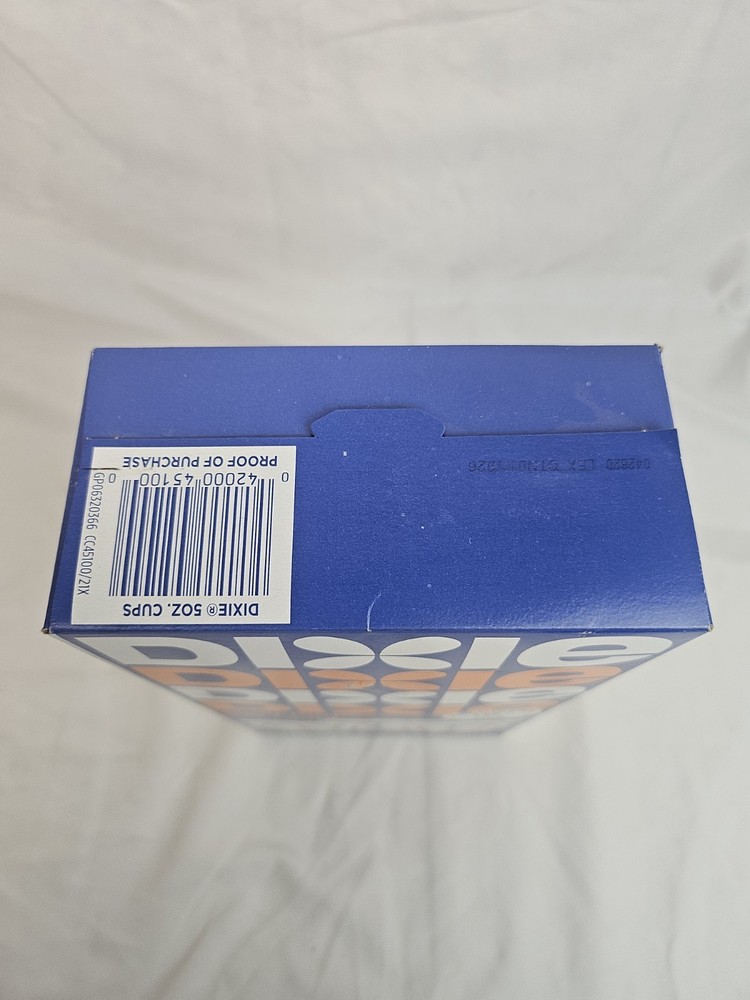 Dixie Cups Throwback Pattern 5 oz 100 Count 1960's Pattern NEW Unopened