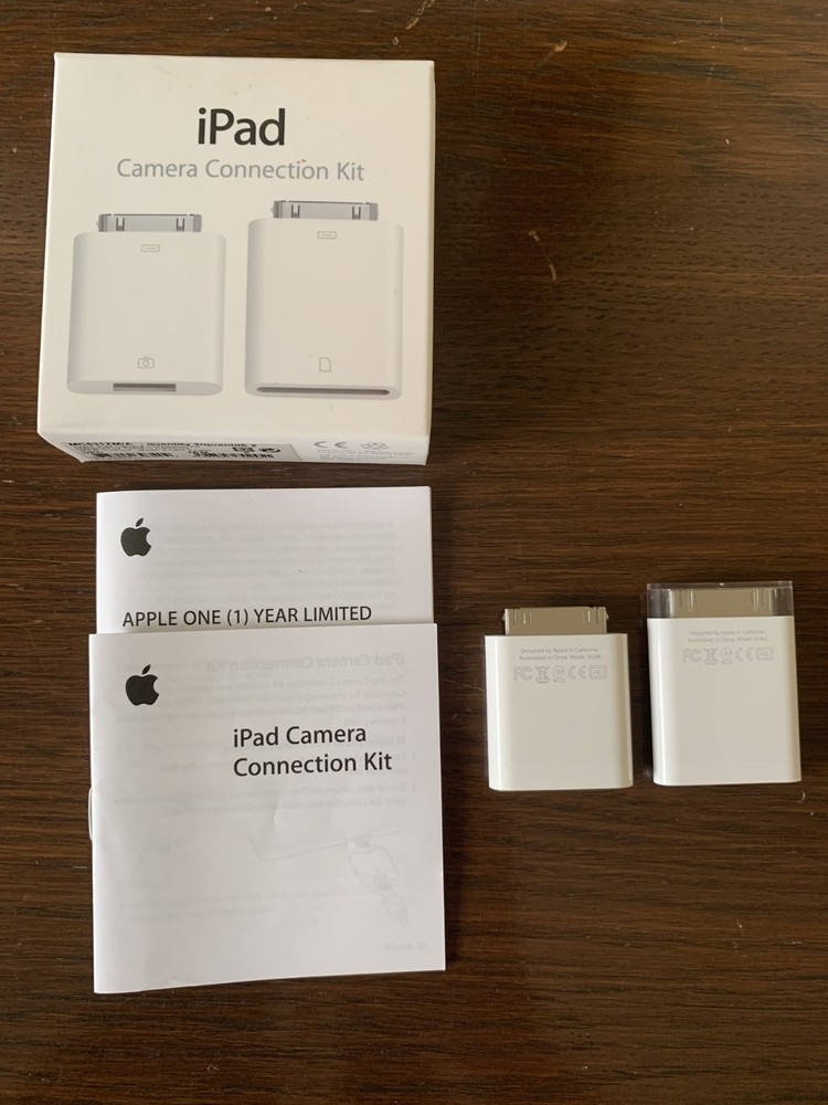 Genuine Apple iPad Camera Connection Kit & Apple Mini Displayport