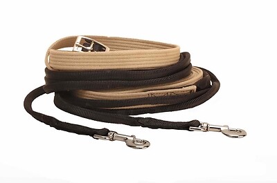 Tory Leather Web Driving Lines with Rolled Ends, 30 Feet