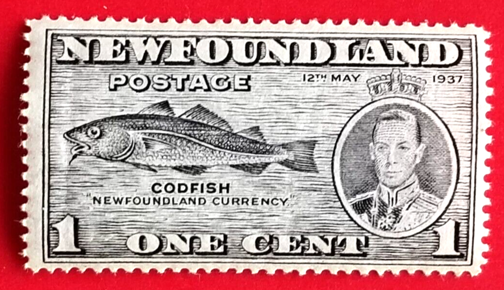 Canada Newfoundland #233 Long Coronation Issue - Codfish MNH