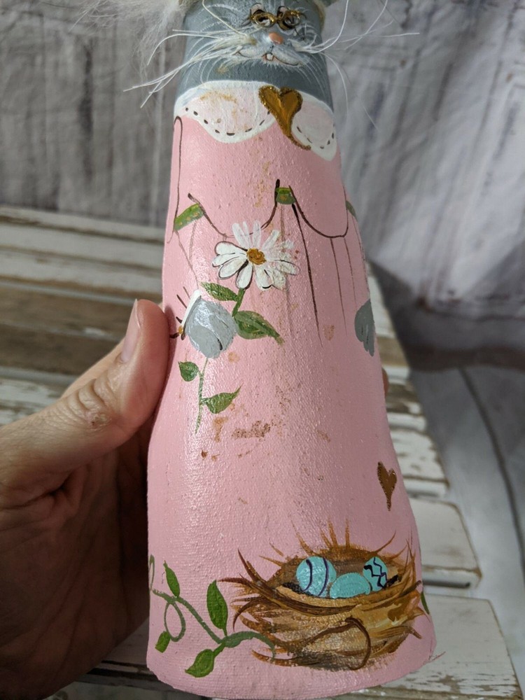 devonne schuett Easter bunny rabbit decor handmade artisan large
