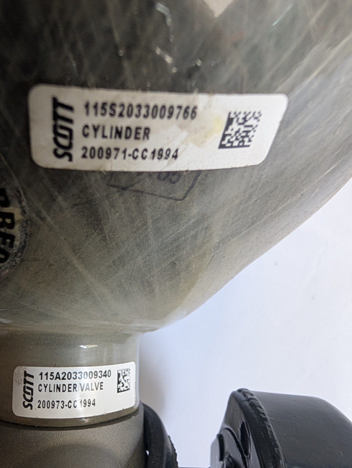 Scott Safety SCBA Bottle 5500 PSI 60-minute