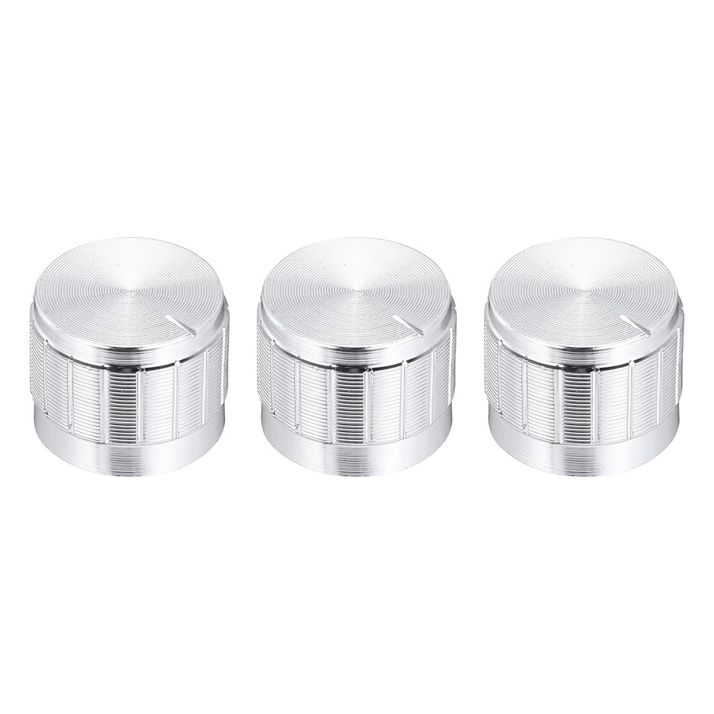 3pcs Versatile Aluminum Control Knobs for Potentiometers - Audio Excellence