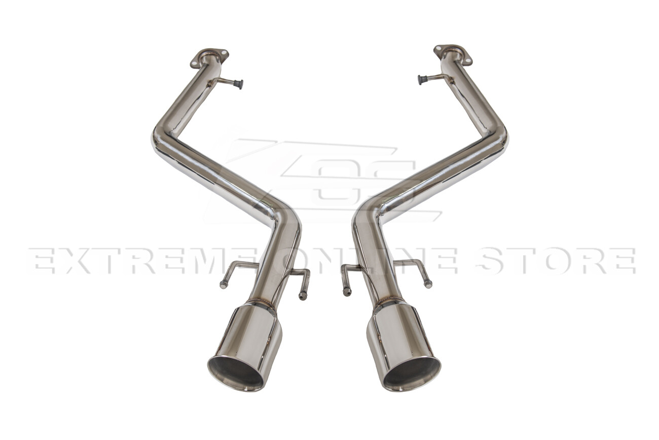 For 21-Up Lexus IS300 IS350 Muffler Delete Axle Back Dual Tips Exhaust Pair