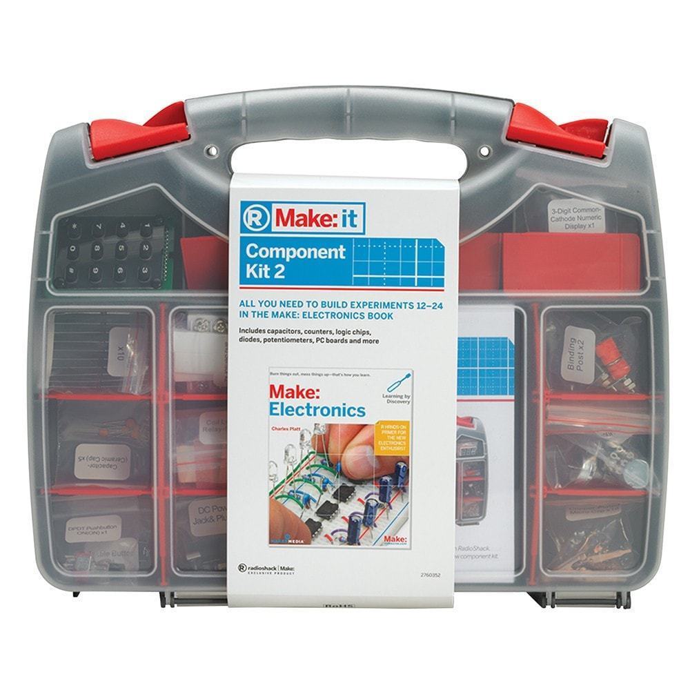 RadioShack Make IT Component Pack 2 Kit for 1st Edition Make Electronics 2760352