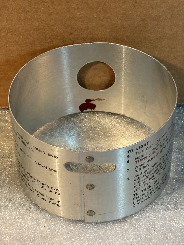 Coleman Lantern 228H Frame Rest Base Collar #2