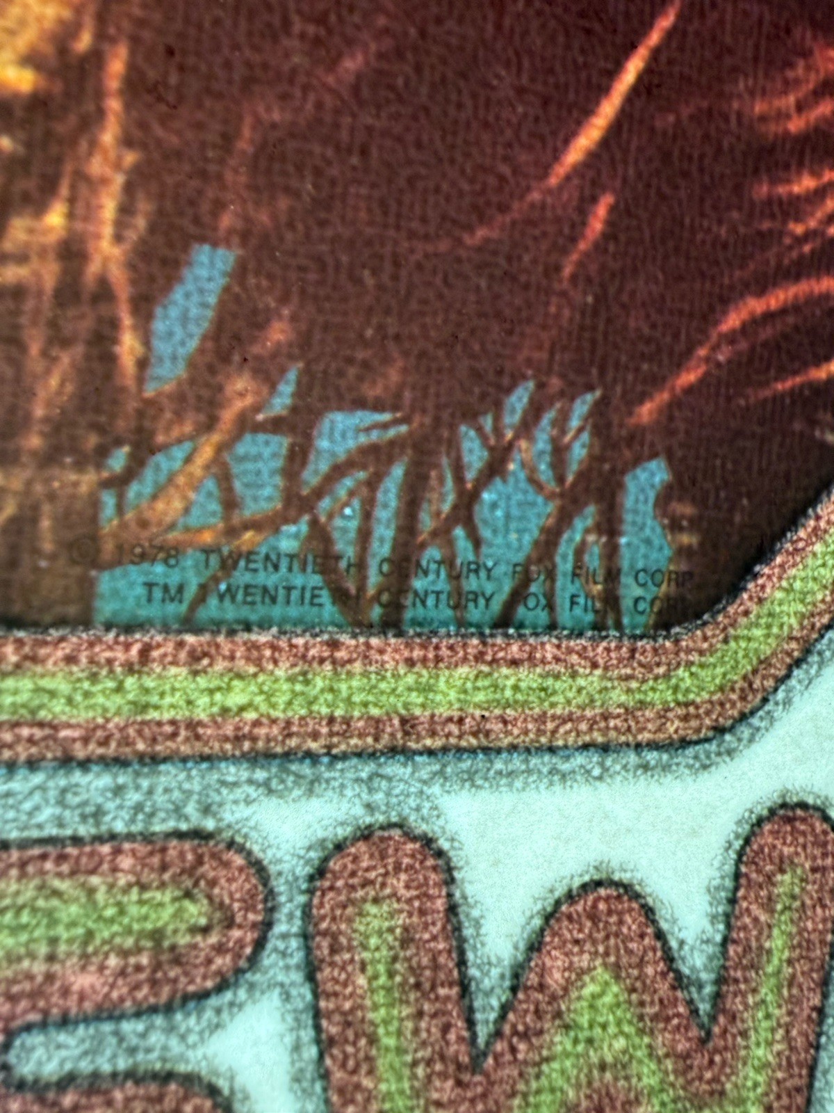 Star Wars Chewbacca Chewie Han Solo Sparkly Vintage Heat Transfer Original RARE