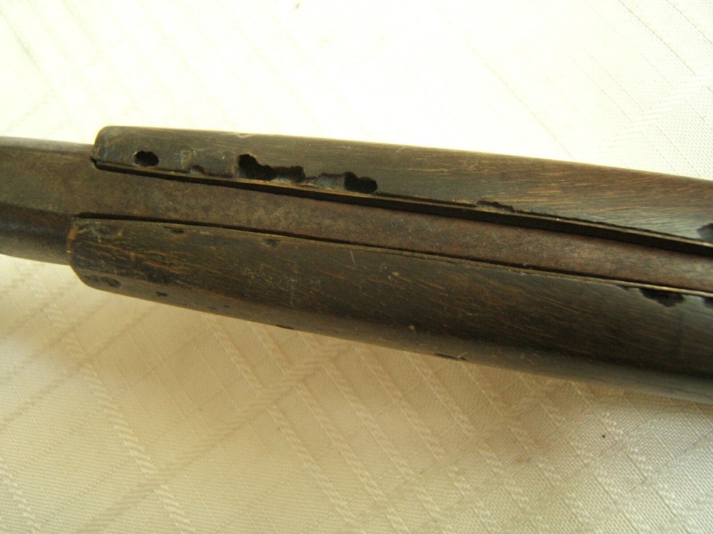 18TH ISLAMIC PERSIAN DAGGER HORN HANDLE CHISEL BLADE